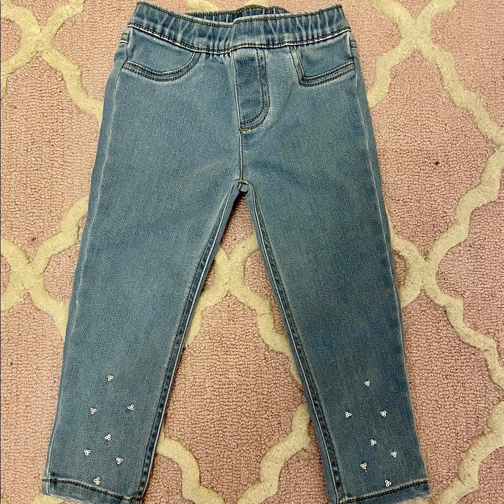 ✨2/$20✨Like New Carter’s jeans with sequins